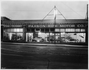 DURANT, STAR, FLINT, LOCOMOBILE DEALERSHIPS