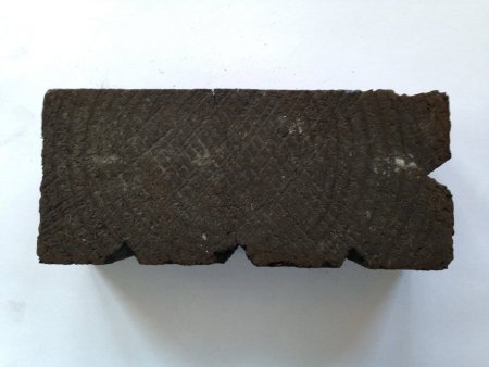 Wooden Floor Block, Durant Motors, Elzabeth New Jersey Plant (bottom view)