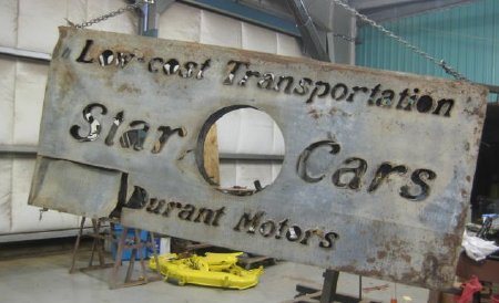 Star Cars/Durant Motors Dealership Sign