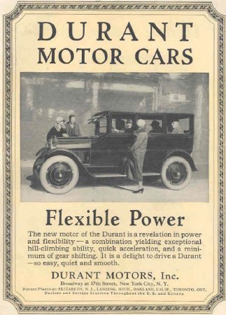 1923 Durant Advertisement
